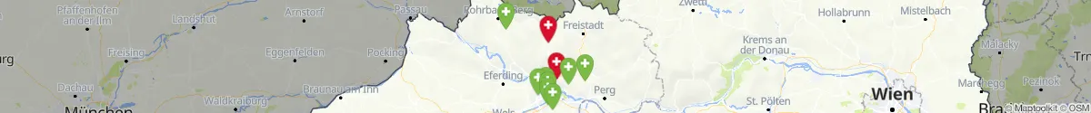 Map view for Pharmacies emergency services nearby Sonnberg im Mühlkreis (Urfahr-Umgebung, Oberösterreich)